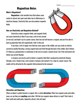 Preview of Magnetism Notes