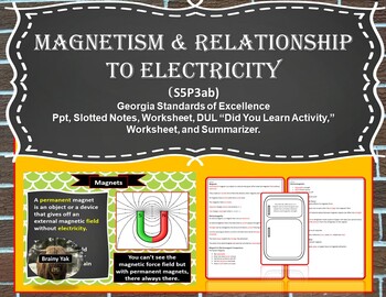 Preview of Magnetism & Relationship to Electricity (S5P3ab)