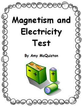 Preview of Magnetism and Electricity Test and Study Guide