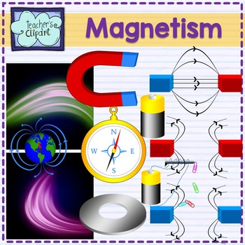 Preview of Magnetism clipart {Science clip art}