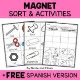Magnets Sort Activities + FREE Spanish Version