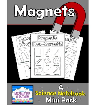 Magnetism Interactive Notebook by Miss Martin | TPT