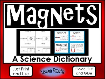 Preview of Magnets   Color, Cut, and Glue Dictionary