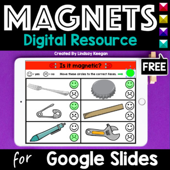 Preview of Magnets Digital Science Activities for Google Slides  - Free