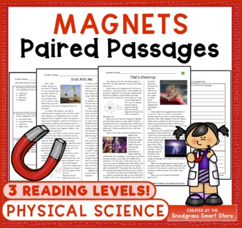 Preview of Magnets/Electricity: Science Paired Passages and Questions 