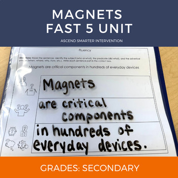 Preview of Magnets Fast 5 Unit (6th & Up)