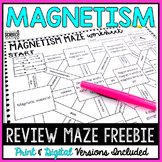 Magnets & Magnetism Review Maze- Print & Digital