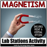 Magnets & Magnetism Stations Lab [Print & Digital for Dist