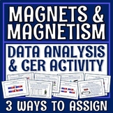 Magnets Magnetism and Magnetic Fields Activity CER Workshe