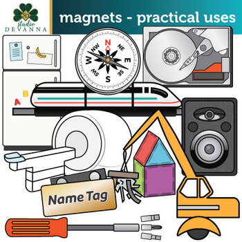 Preview of Magnets - Practical Uses Clip Art