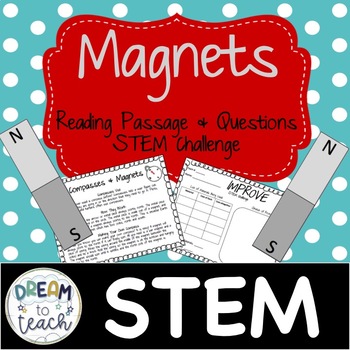 Preview of STEM Challenge - Magnets & Coins with Informational Text