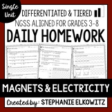 Magnets and Electricity Homework | Printable & Digital