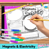 Magnets and Electricity Activity Poster : Doodle Style Wri