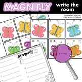 MagniFLY: a write the room sight word activity for spring