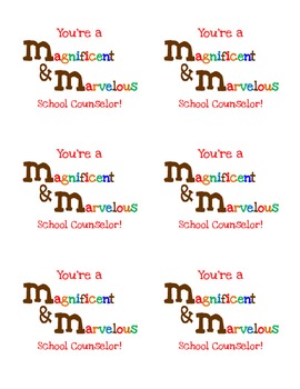 Hope You Have a M&M {Marvelous & Magnificent} Year! :: Back to School  Classroom Favor Treats :: 