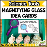 Magnifying Glass Science Center Task Cards, Science Tools 