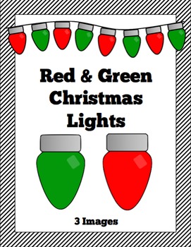 green christmas lights clip art