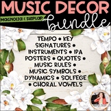 Magnolia Shiplap Music Classroom Decor BUNDLE - Symbols, D