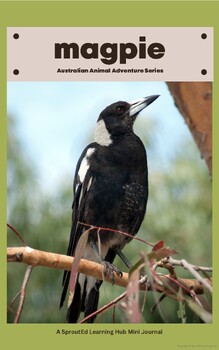 Preview of Magpie Mini Journal (Australian Animal Adventure Series)