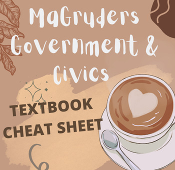 Preview of Magruder’s American Government and Civics Teacher Outline Cheat Sheet