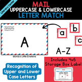 Mail Uppercase & Lowercase Letter Match | Literacy Center