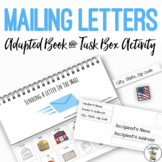 Mailing Letters Adapted Book & Work Task Box Activity