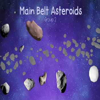 Preview of Main Belt Asteroid Padlet 2 - Student Websites & Research