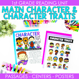 Character Traits & Main Character Graphic Organizers Lesso