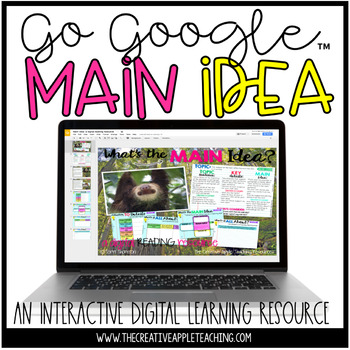 Preview of Digital Main Idea & Supporting Details | Distance Learning