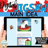 Main Idea Activity | Digital Jigsaw Puzzle for Google Forms™