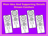 Main Idea And Supporting Details Dream Catchers Fun Cut & 