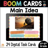 Main Idea BOOM CARDS™ Task Cards | Main Idea & Details Dig