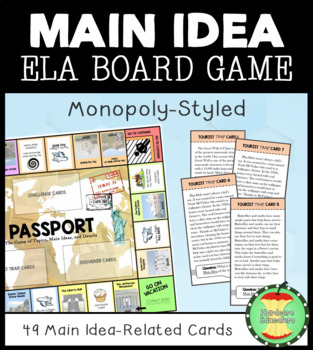 Preview of Main Idea Board Game