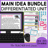 Main Idea Bundle - Main Idea Activities - Main Idea Readin