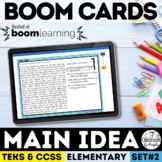Main Idea Task Cards | Digital Boom Cards