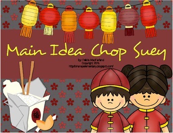 Preview of Main Idea Chop Suey - Choose and Cite