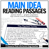 Main Idea Comprehension Passages: Animals & Habitats for Distance Learning
