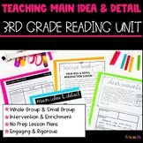 Main Idea & Detail Full Lesson Plans with Activities