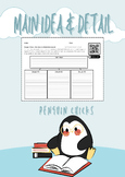 Main Idea & Detail | Nonfiction - Penguin Chicks | QR Code