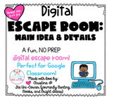 Main Idea & Details: Digital Escape Room | Distance Learni