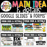 Main Idea & Details Digital Reading Activities Google Slid