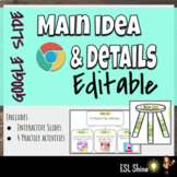 Main Idea & Details Interactive Google Slides w/ 4 Online 