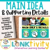 Main Idea & Supporting Details LINKtivity®