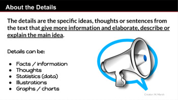 Preview of Main Idea & Details in Nonfiction