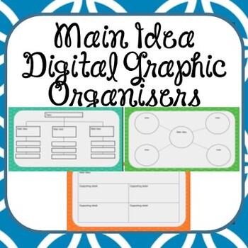 Preview of Main Idea - Digital Graphic Organiser