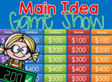 * Main Idea - Jeopardy style game show Distance Learning