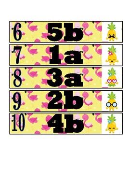 Student Grouping Desk Plates By Learning Stripes Tpt