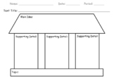 Main Idea House Graphic Organizer