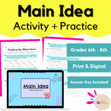 Main Idea: Interactive Slides Activity