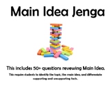 Main Idea Review (Jenga)